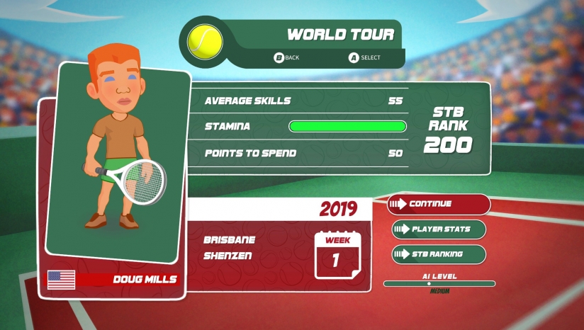《超级爆裂网球》英文免安装版 游戏截图 5