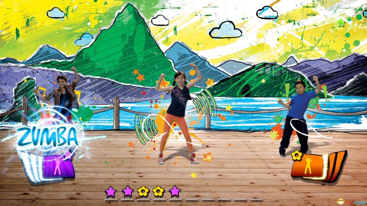 《Kinect对应:儿童桑巴舞》英文ISO美锁区版XBOX360版 游戏截图 1